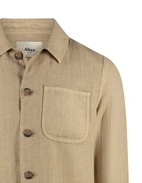 Constantin Overshirt Linne Beige