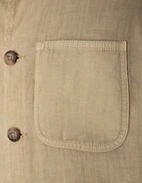 Constantin Overshirt Linne Beige
