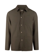 Constantin Overshirt Seersucker Grön