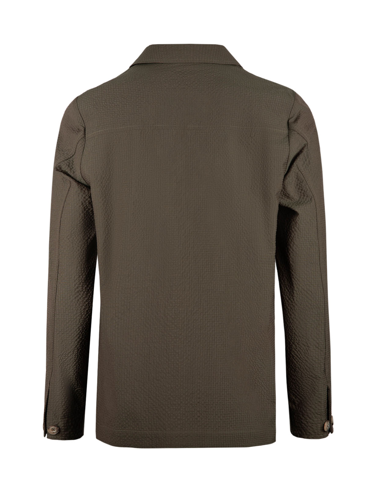 Constantin Overshirt Seersucker Grön