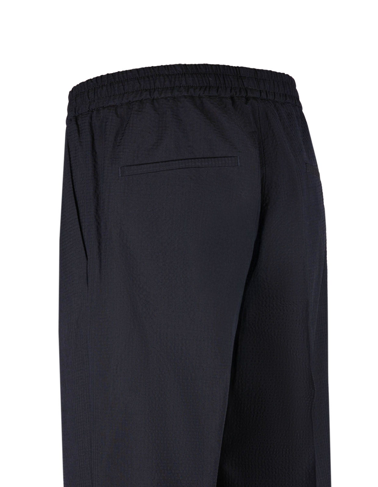 Jared Byxa Seersucker Marinblå