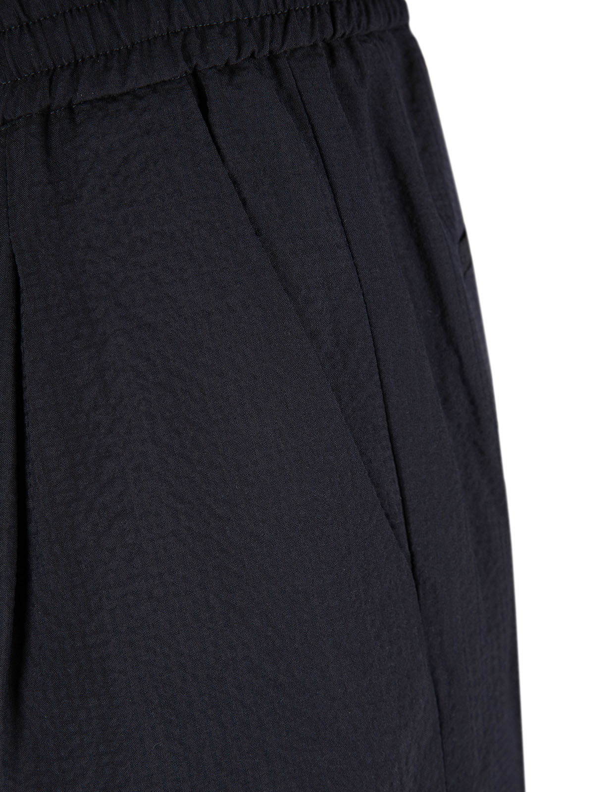 Jared Byxa Seersucker Marinblå