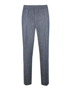 Jared Byxa Linne Bomull Denimblå