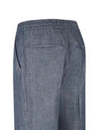 Jared Byxa Linne Bomull Denimblå