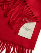 Pure Cashmere Scarf Solid Melange Klarröd One Size