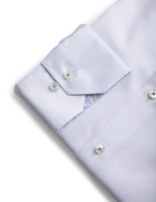 Regular Kontrast Skjorta Twofold Bomull Vit 44