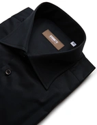 Slim Fit Skjorta Bomull Svart