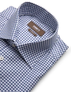 Slim Fit XLÄ Skjorta Oxford Gingham Blå/Vit