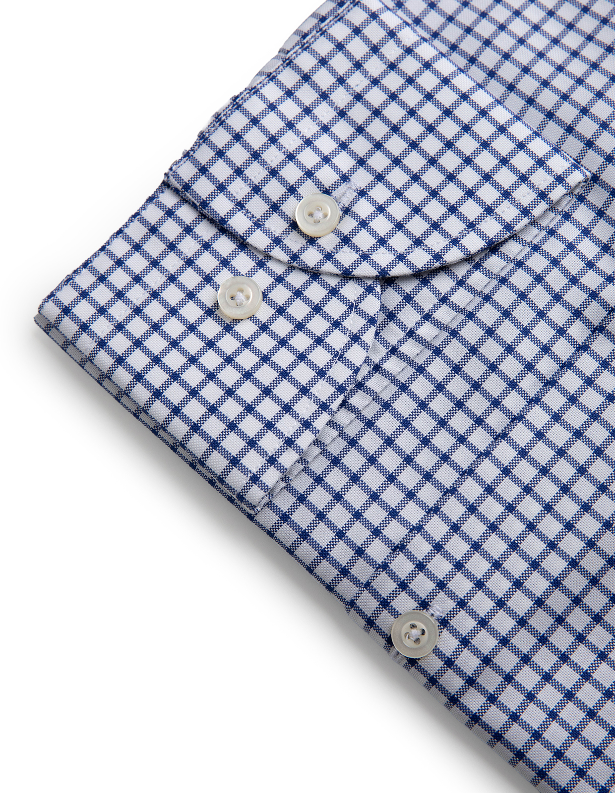 Regular Fit XLÄ Skjorta Oxford Gingham Blå/Vit