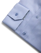 Contemporary Fit Kontrast Skjorta Signature Twill Ljusblå