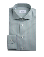 Contemporary Fit Skjorta Poplin Randig Multi