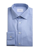 Slim Fit Skjorta Signature Twill Blå