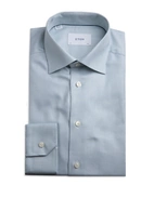 Contemporary Fit Skjorta Signature Twill Grön