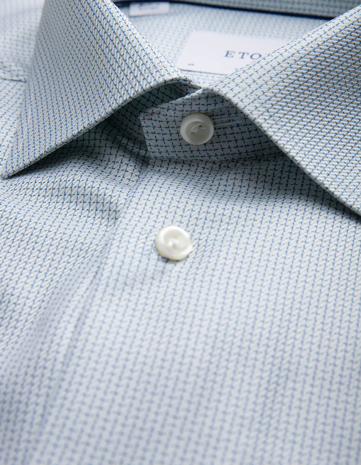 Contemporary Fit Skjorta Signature Twill Grön