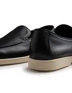 Boat Loafer Sko Hjortläder Svart