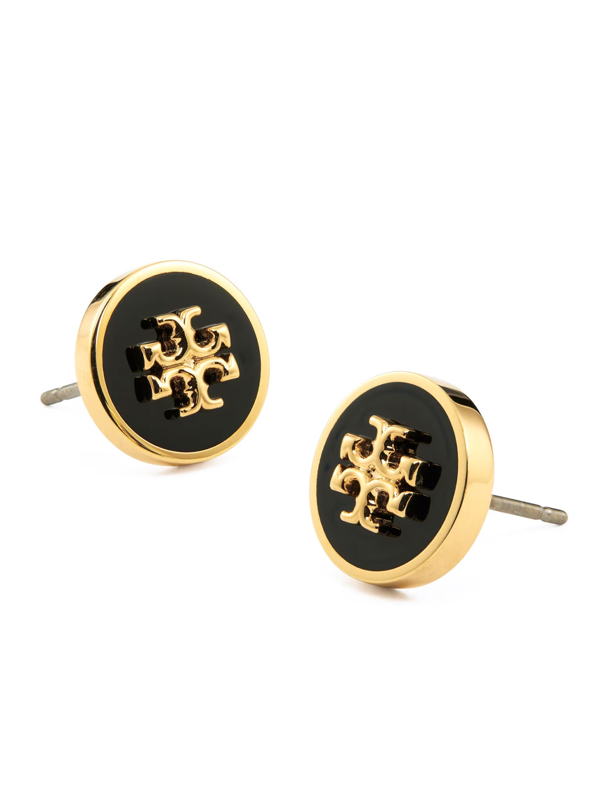 Kira Enamel Örhängen Guld/Svart