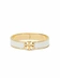 Kira Enamel Armband Guld/Benvit