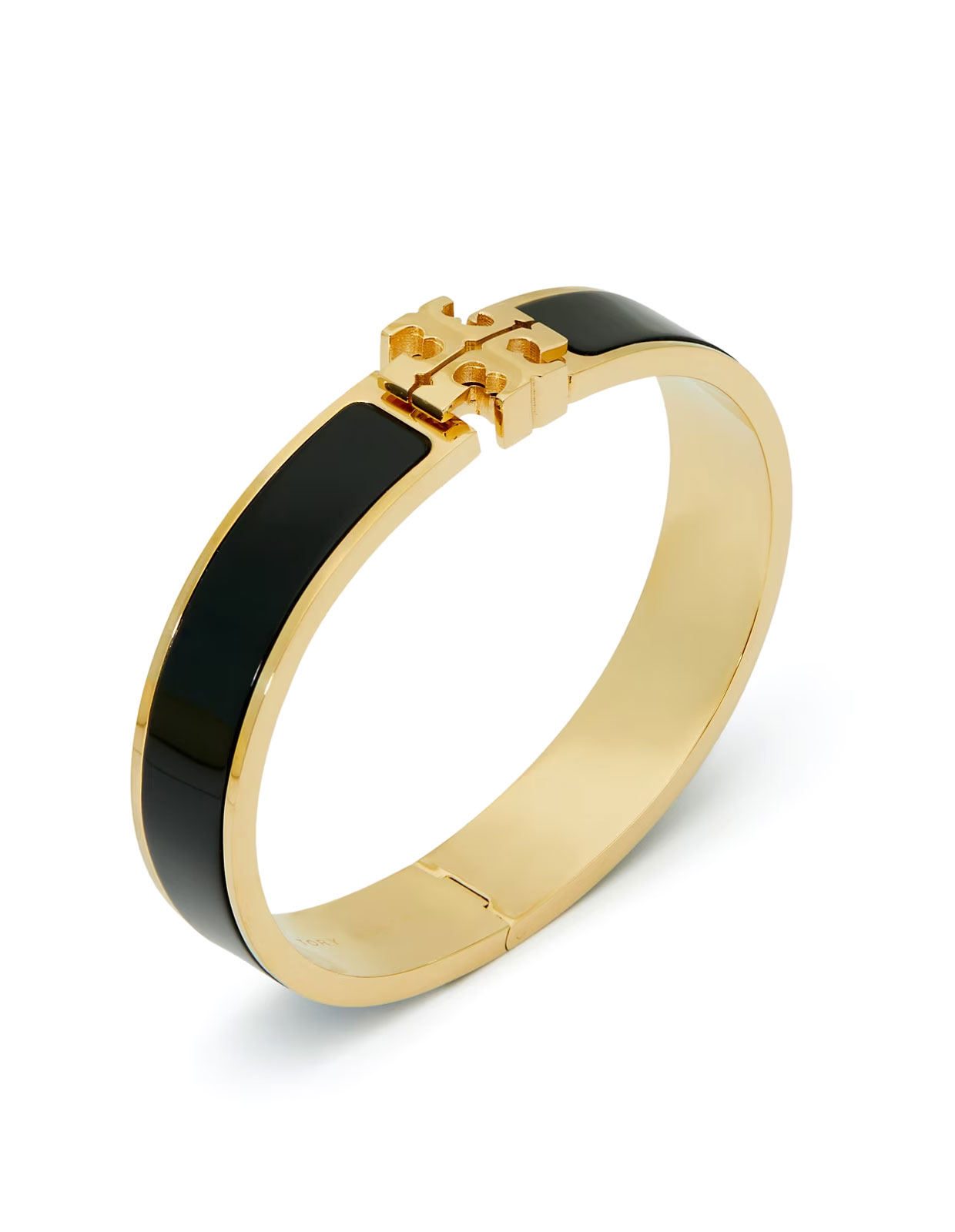 Kira Enamel Armband Guld/Svart