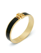 Kira Enamel Armband Guld/Svart