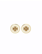 Kira Enamel Örhängen Guld/Benvit