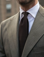 Sartorial Jacket Covert Ull Mörkbeige 48