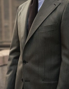 Sartorial Jacket Covert Ull Mörkbeige 48