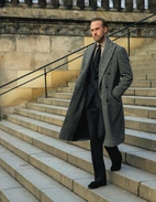 Sartorial Rock Ull Fiskben Grå 48