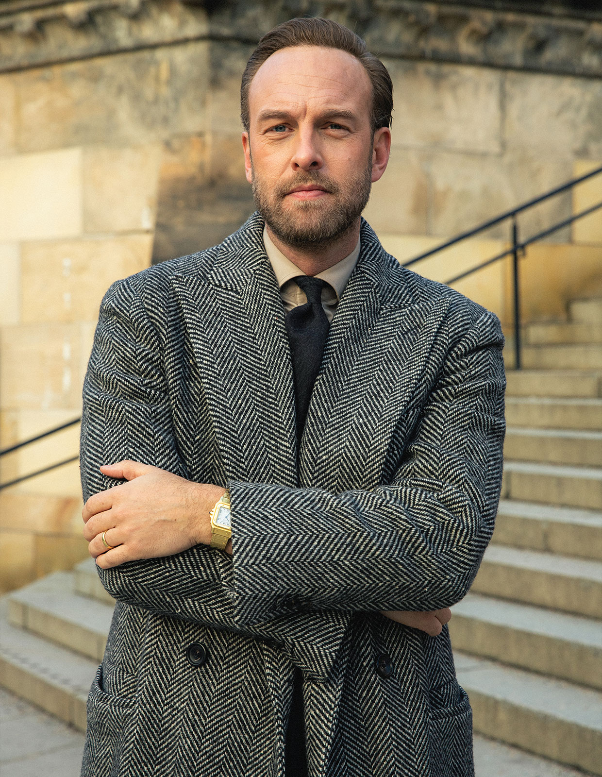 Sartorial Rock Ull Fiskben Grå 48