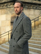 Sartorial Rock Ull Fiskben Grå 48