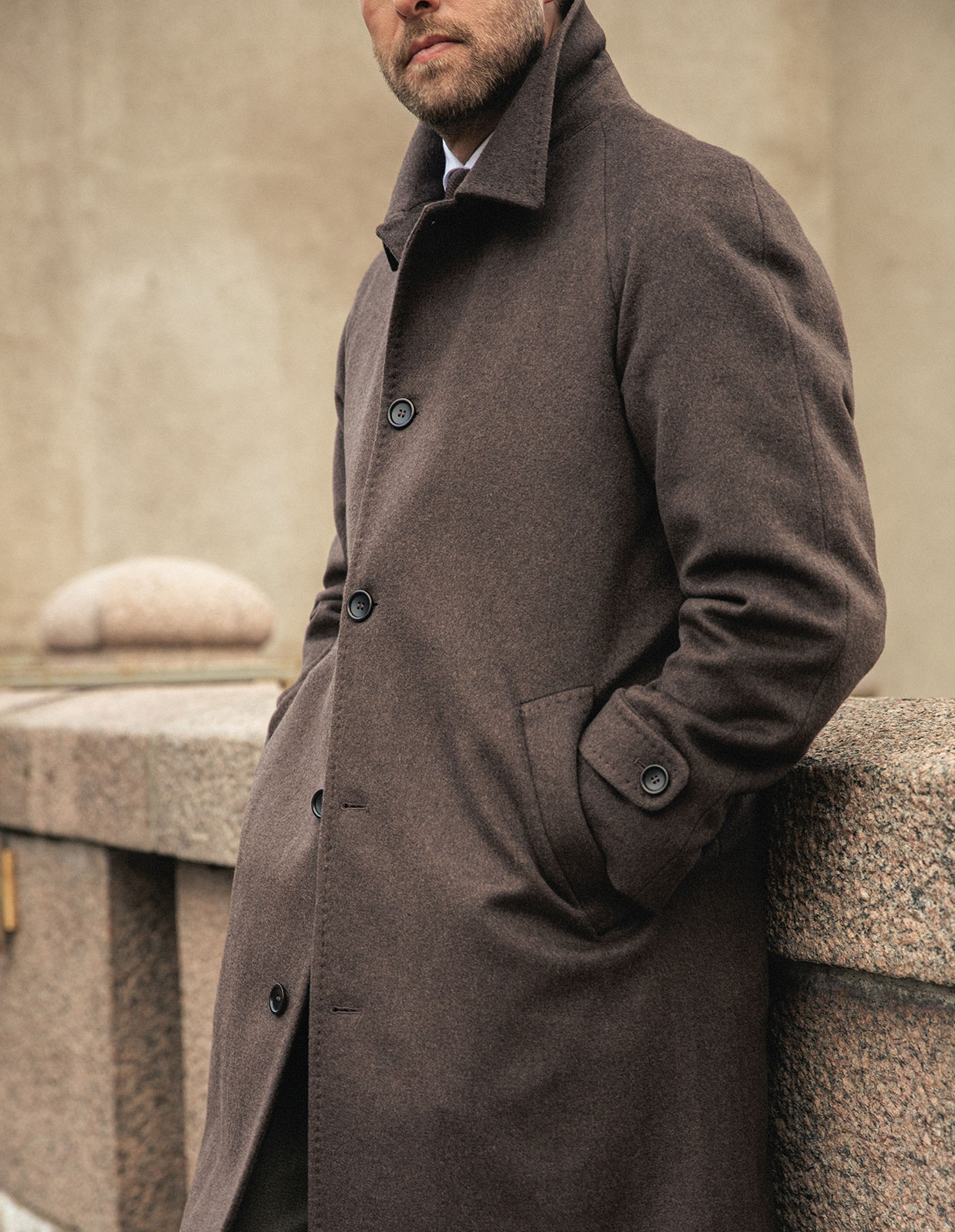 Sartorial Raglan Rock Cashmere