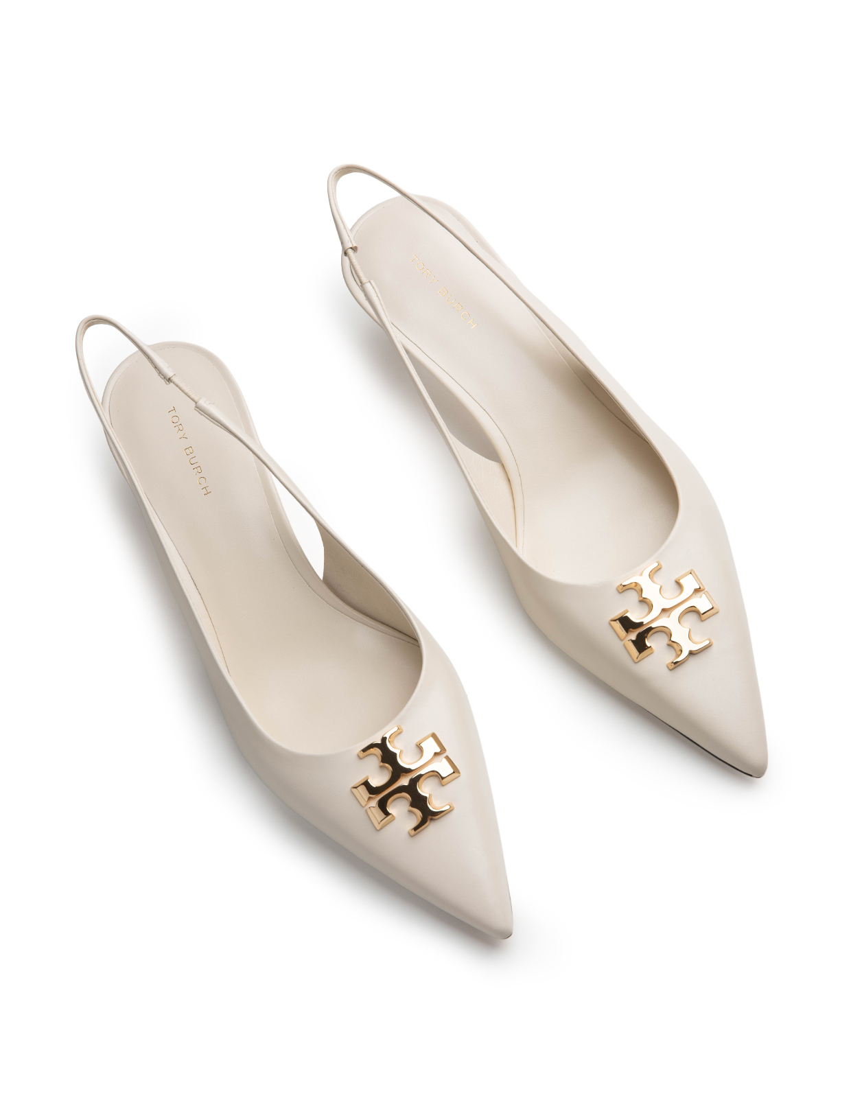 Eleanor Slingback Sko Benvit