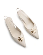 Eleanor Slingback Sko Benvit