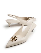 Eleanor Slingback Sko Benvit