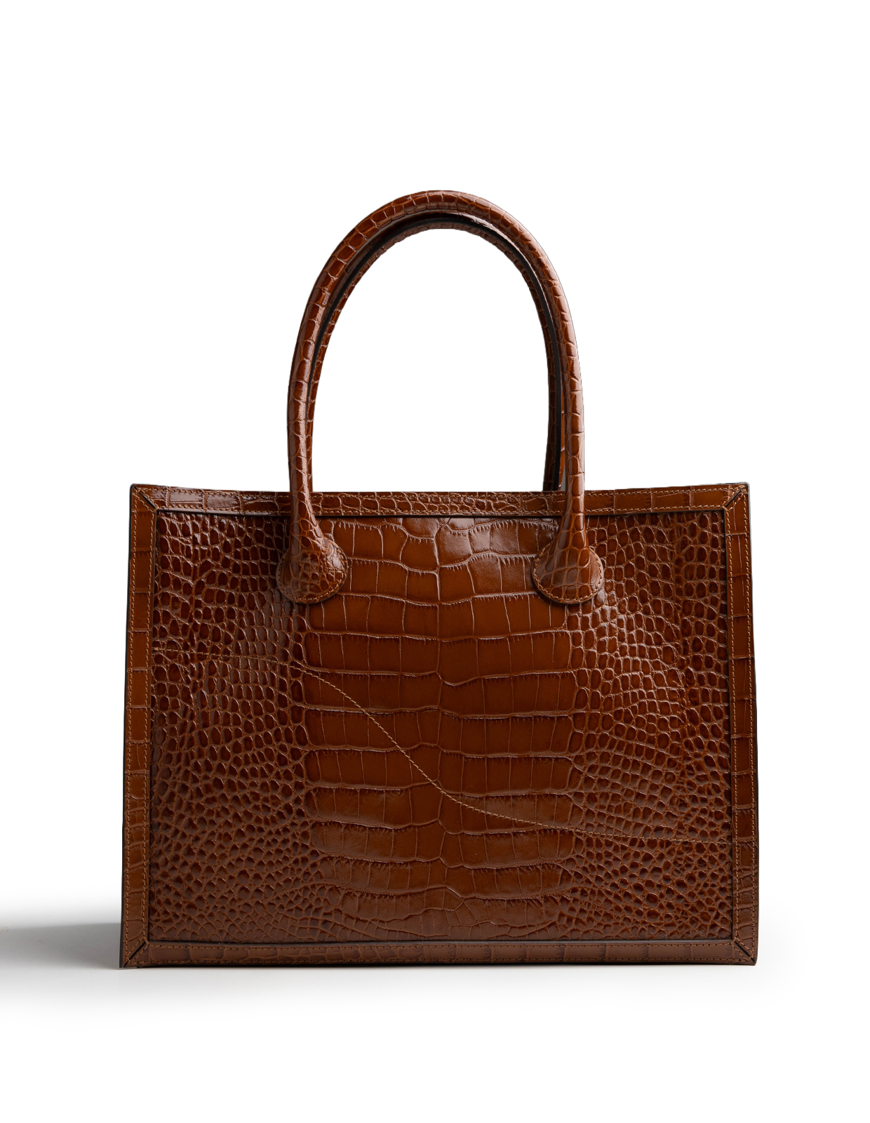 Montefalcione Väska Läder Brun One Size