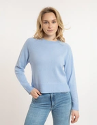 Shirin Tröja Cashmere Ljusblå