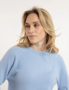 Shirin Tröja Cashmere Ljusblå