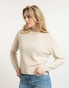 Shirin Tröja Cashmere Ljusbeige