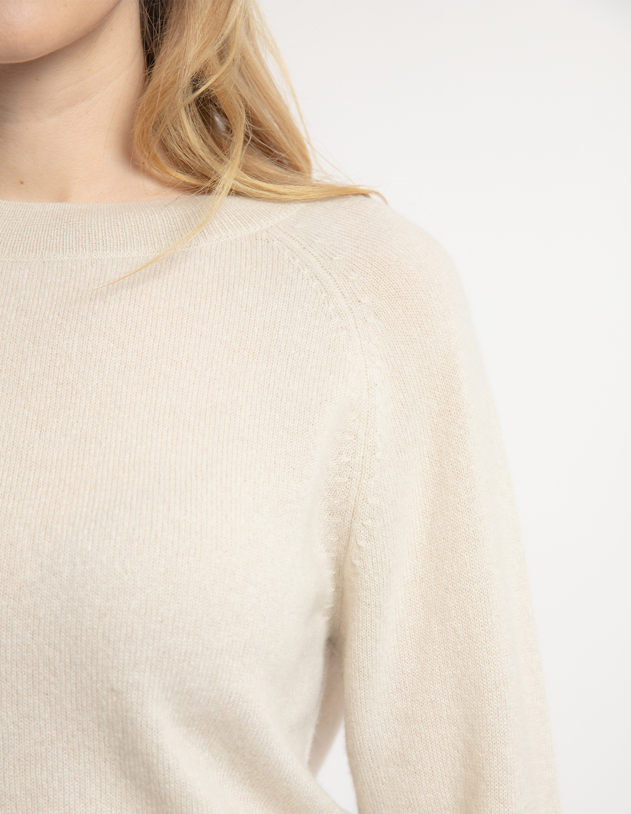 Shirin Tröja Cashmere Ljusbeige