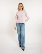 Shirin Tröja Cashmere Ljusrosa