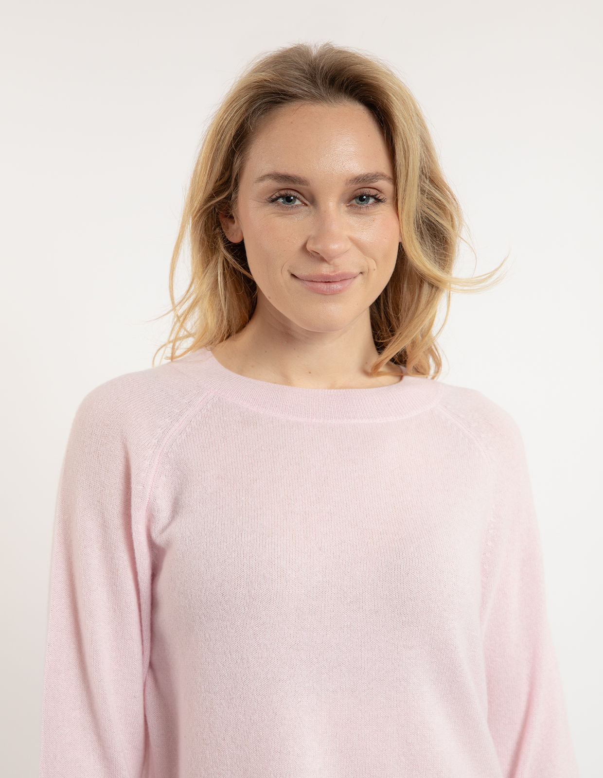 Shirin Tröja Cashmere Ljusrosa