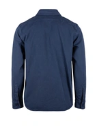Utility Overshirt Bomull Linne Marinblå