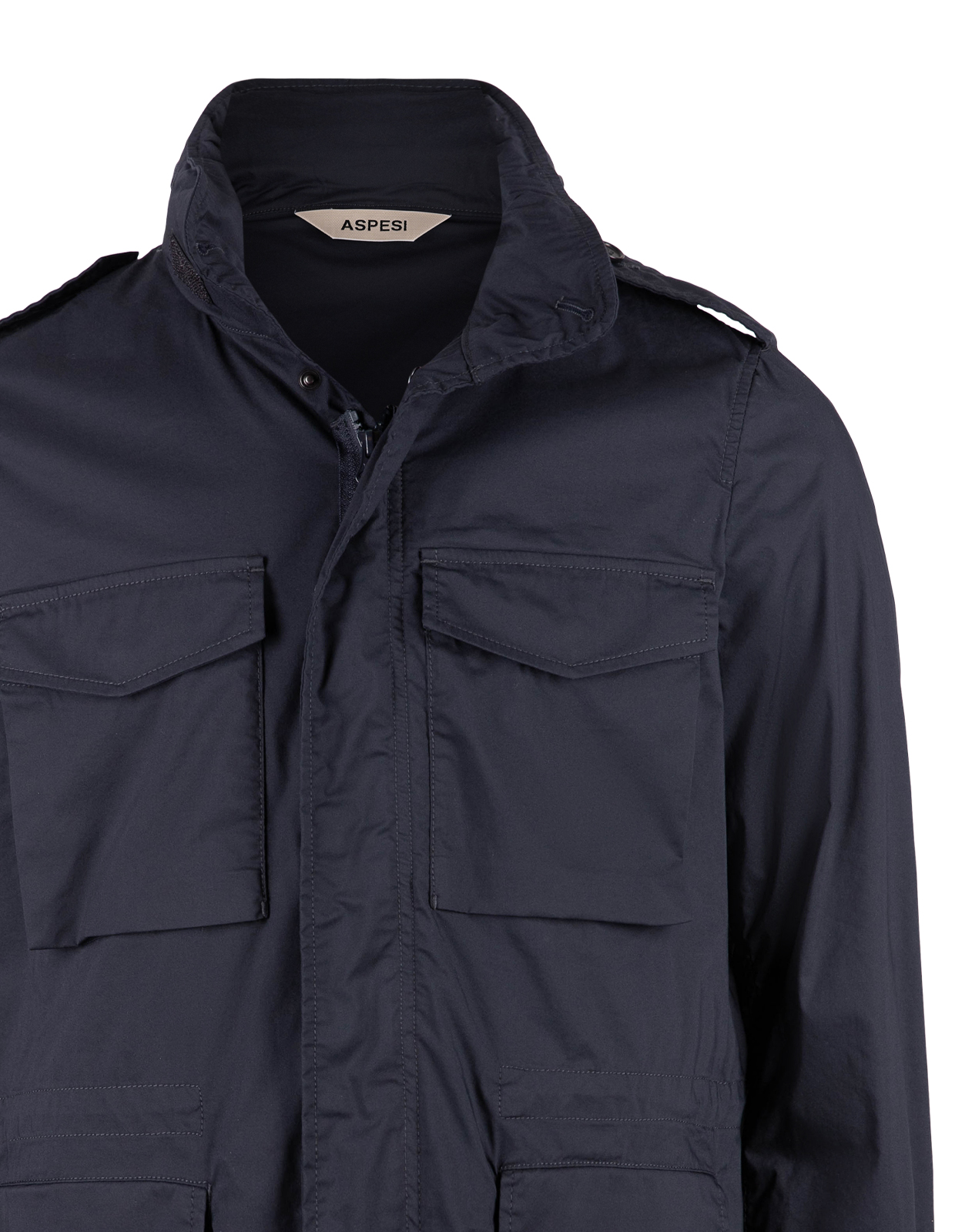 Field Jacket Bomull Nylon Navy
