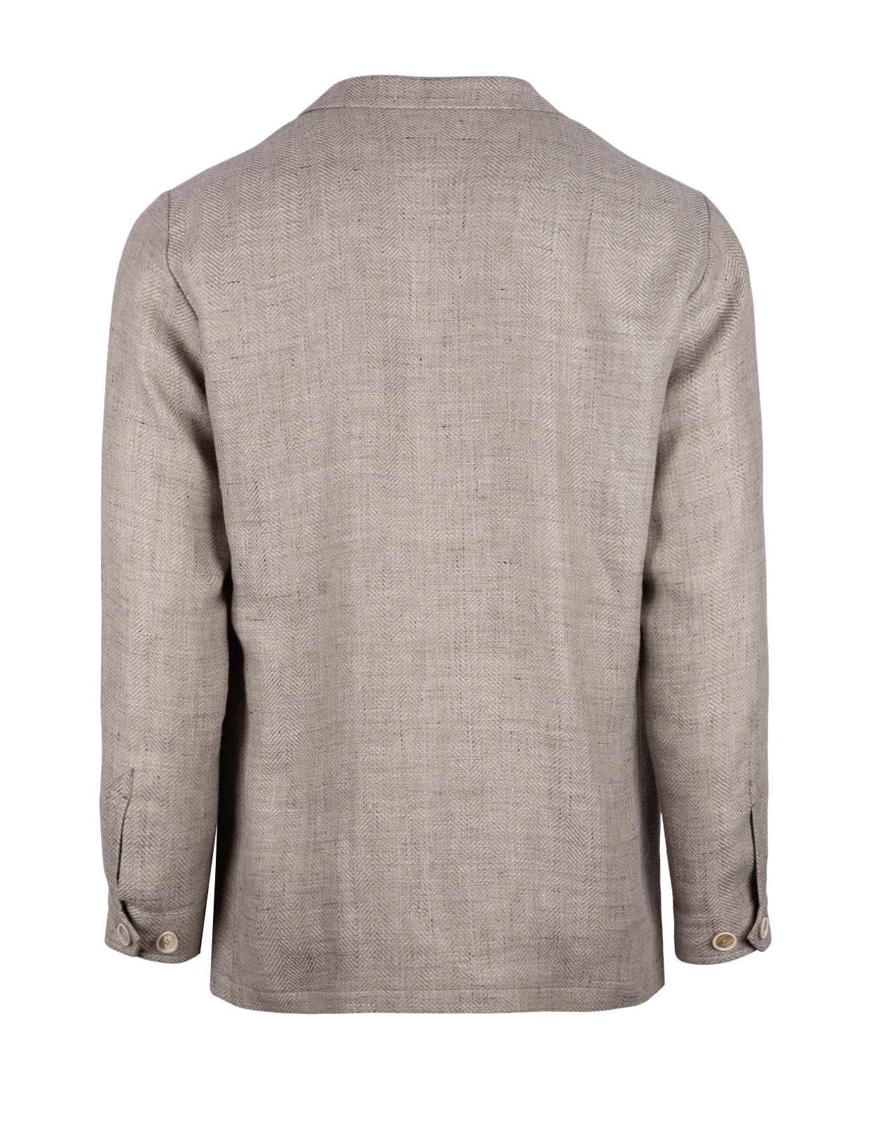 Dalila Kavaj Overshirt Fiskben Linne Ull Beige