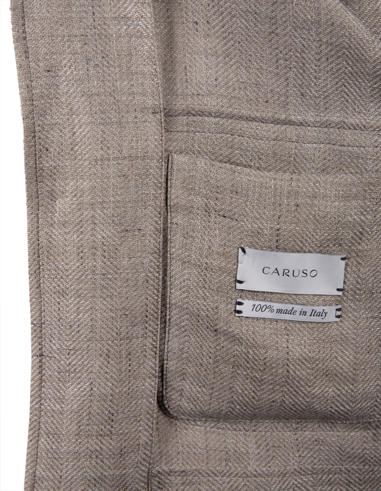 Dalila Kavaj Overshirt Fiskben Linne Ull Beige