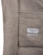 Dalila Kavaj Overshirt Fiskben Linne Ull Beige