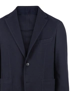 Sawyer Blazer Jersey Marinblå