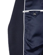 Sawyer Blazer Jersey Marinblå