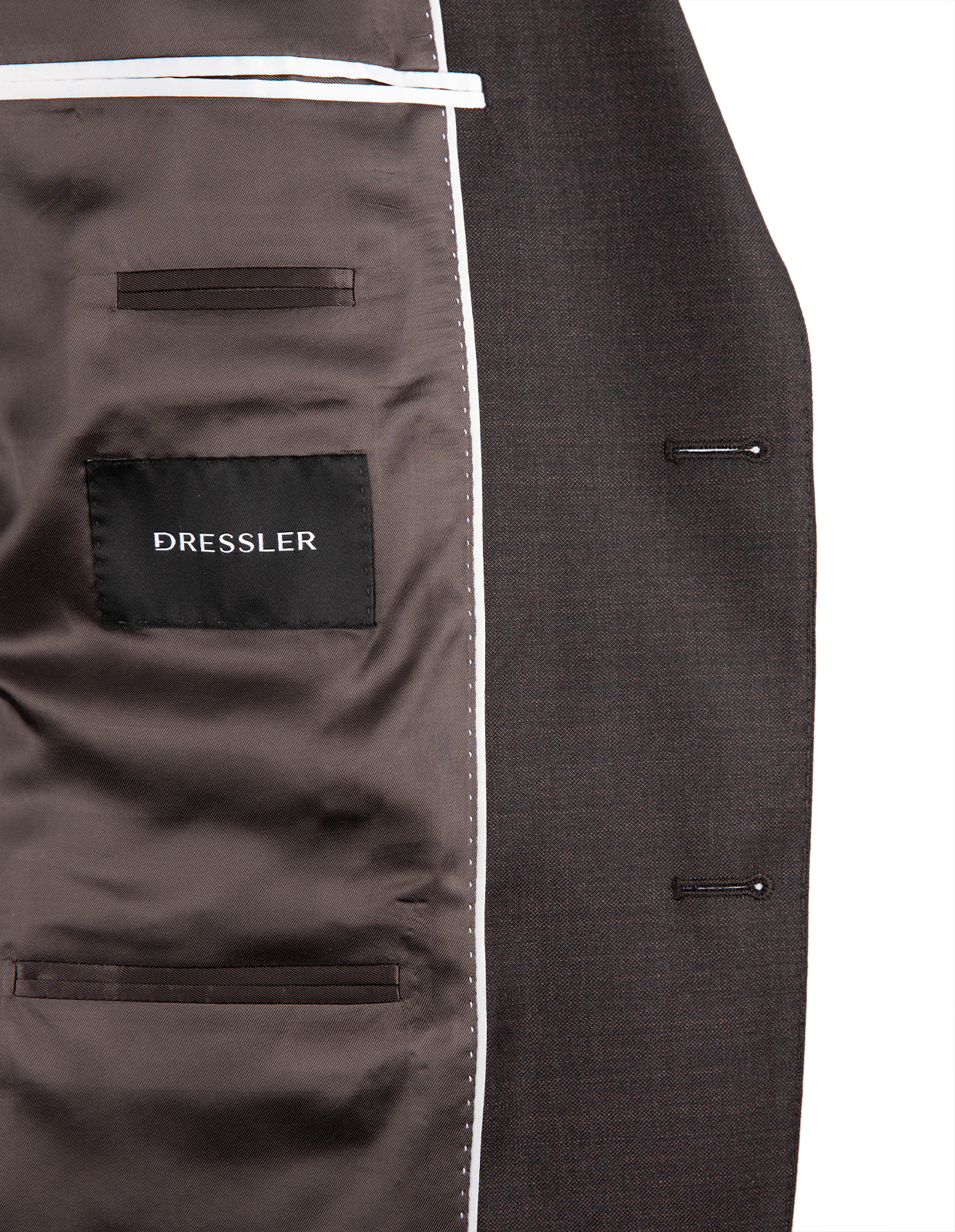 Sean Kostymkavaj Mix & Match Ull Brun
