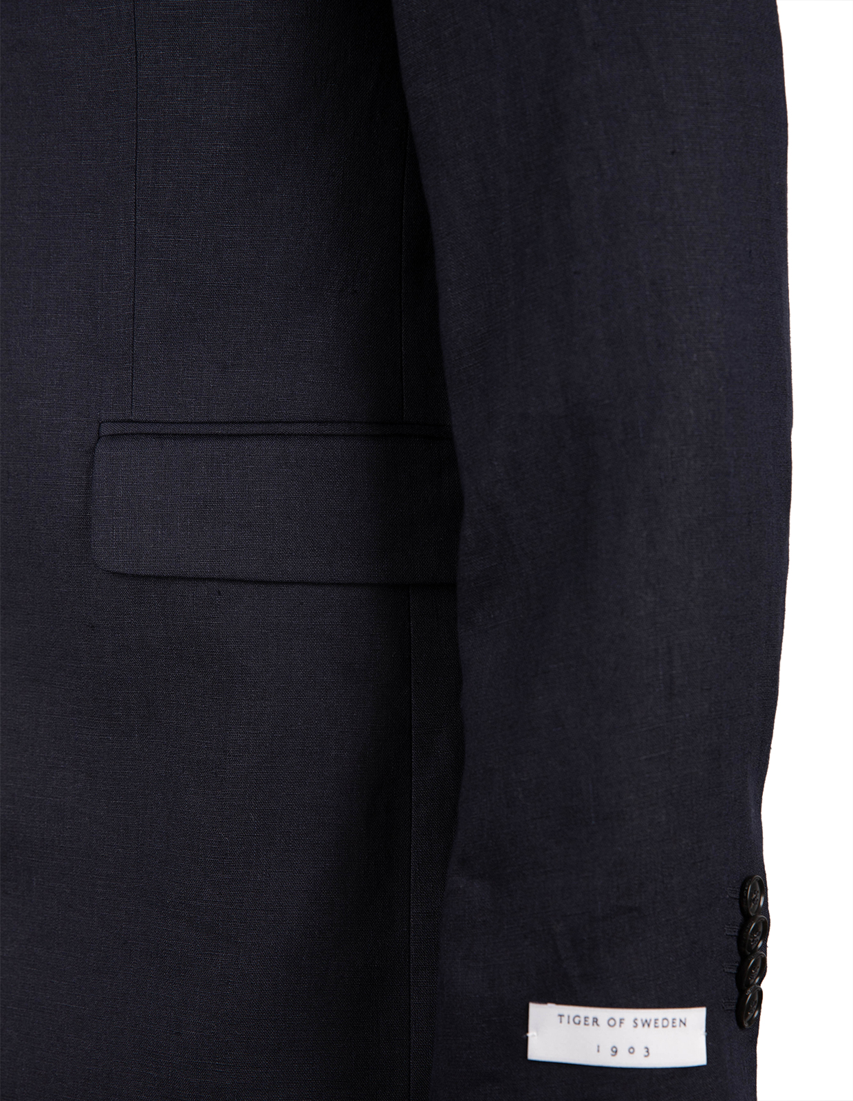 Justin Kavaj Linne Mörkblå