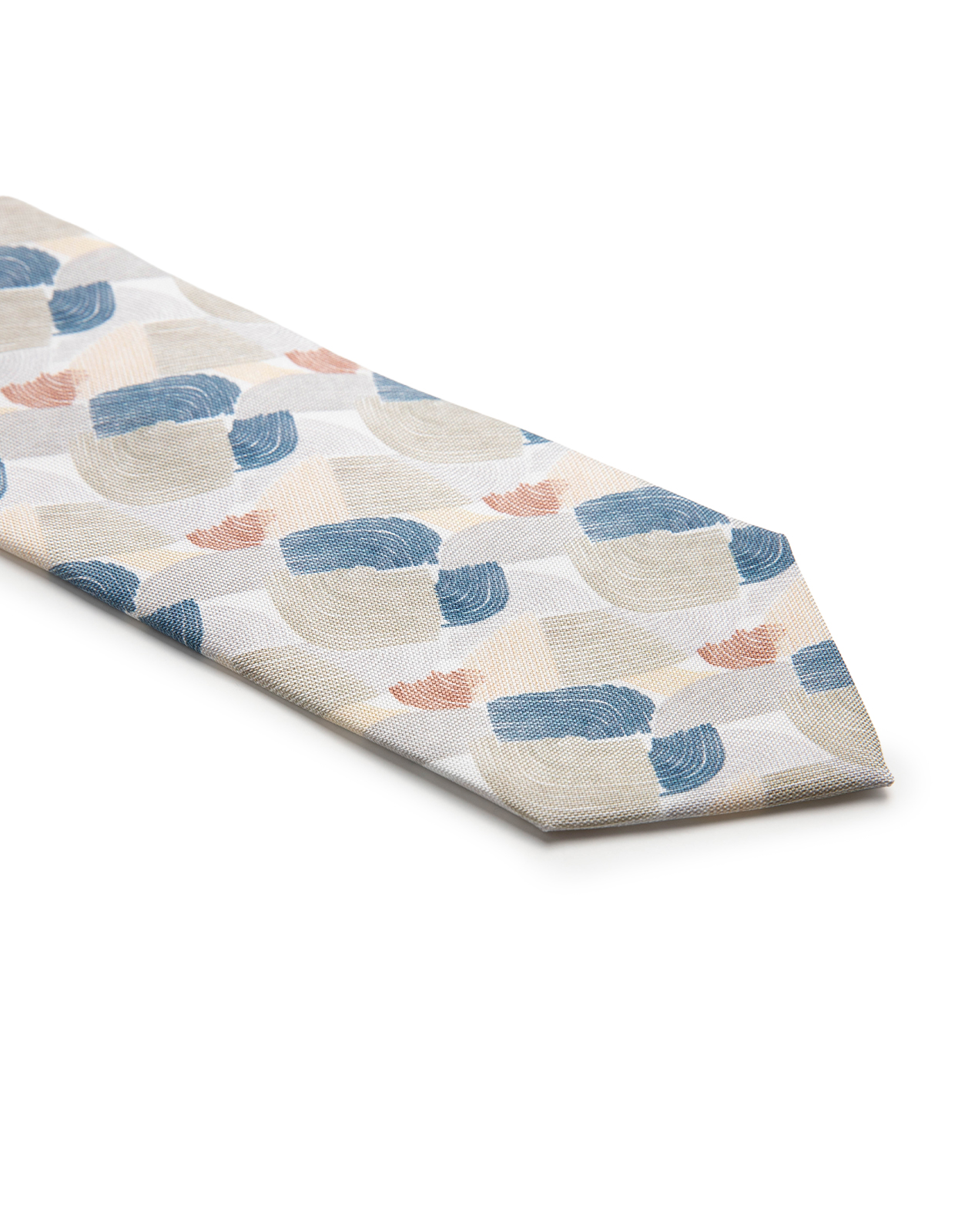 Slips Siden Tryckt Mönster Beige Flerfärgad One Size